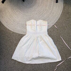 Lilly Pulitzer - MARTA Resort White Diamond Eyelet Dress - Size 2